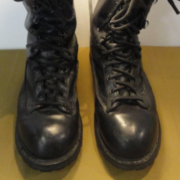 USN U.S. NAVY sz10.5 LEATHER MILITARY TACTICAL COLD WX GORE-TEX BOOTS LD 6790 main image 8